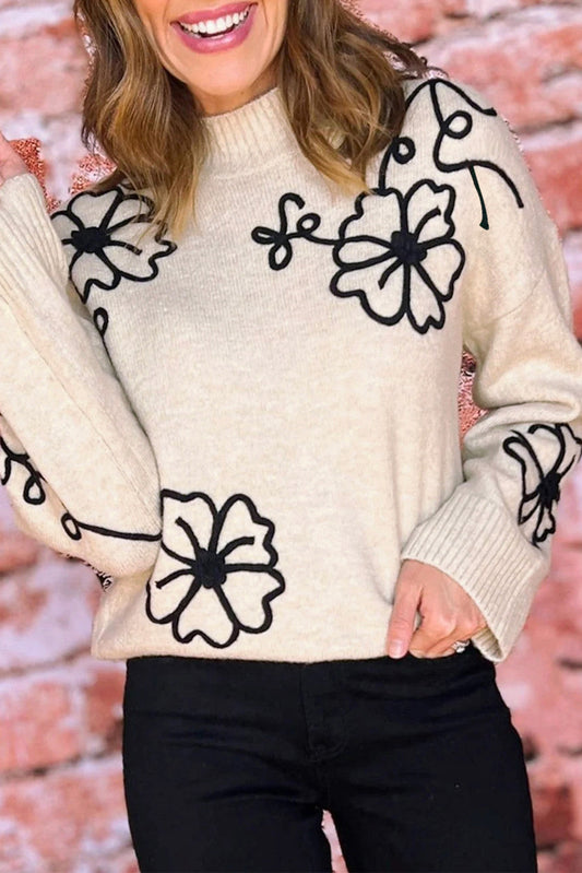 Flower Stitch Sweater FB