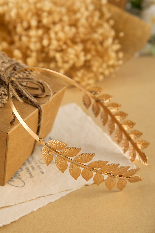 Gold Leaf Head Band FB