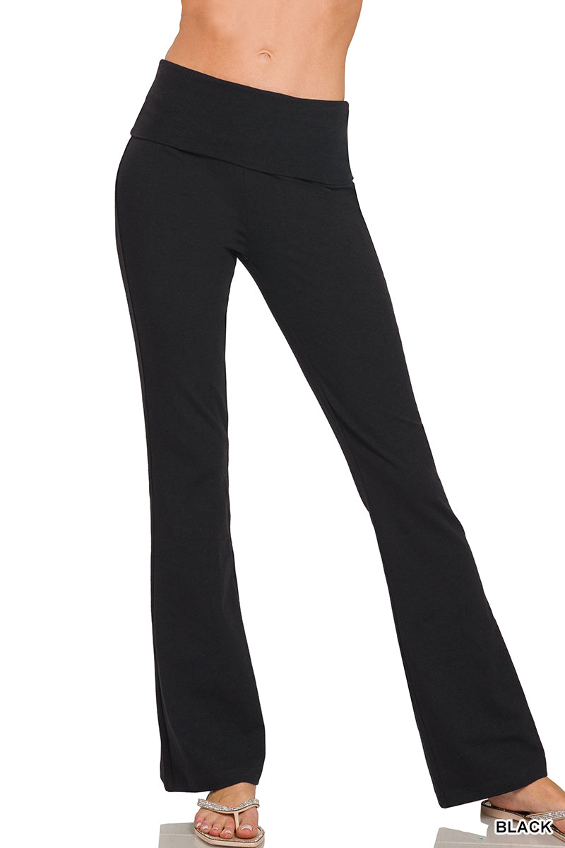 Fold-Over Yoga Flares Zenana RTS