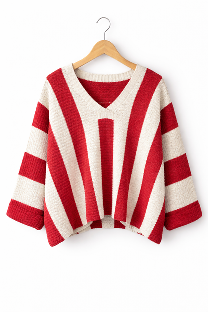 Stripe Colorblock Sweater RTS
