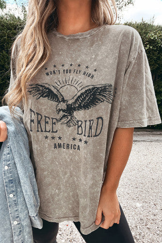 Parchment Free Bird Vintage Top RTS