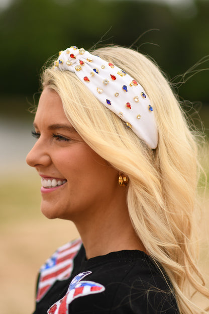 **SALE** RTS RWB Bejeweled Headbands