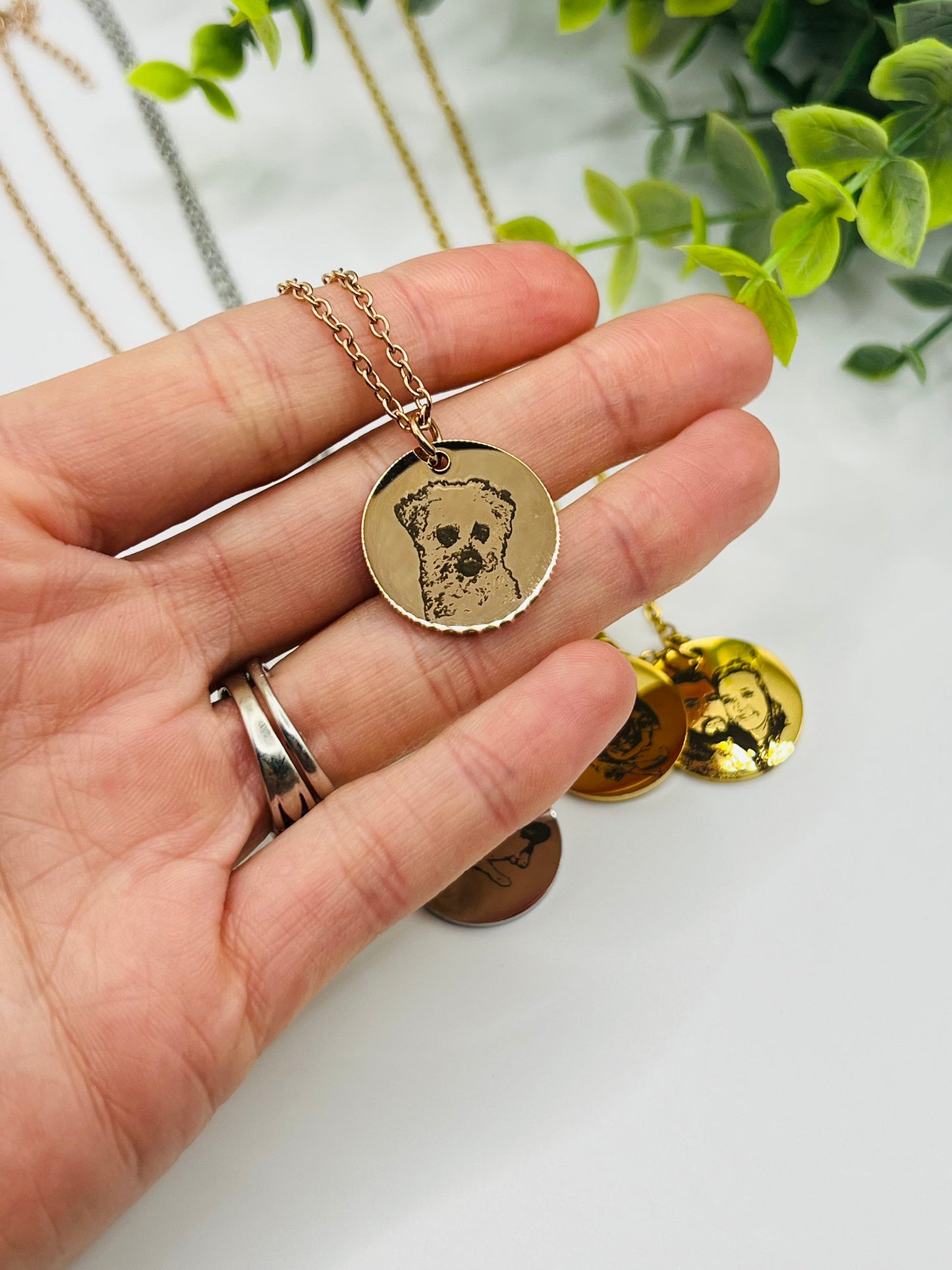 Preorder: Custom Photo Engraved Necklace