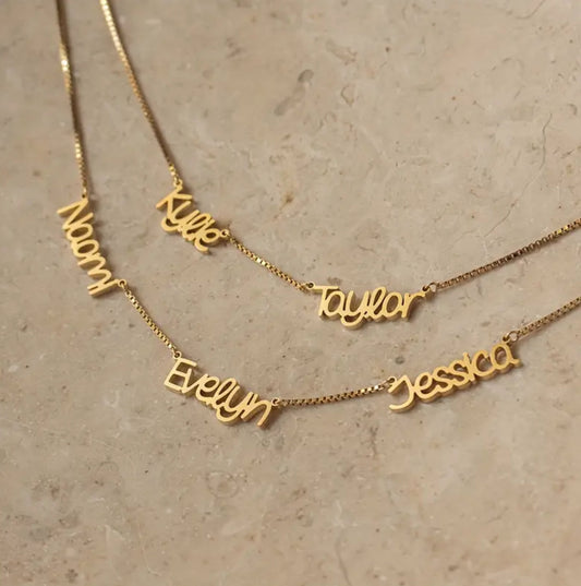 *RERUN Custom Multi-Name Necklace*