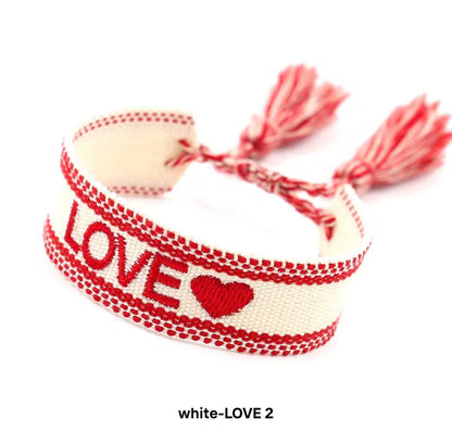 Embroidered Tassel Bracelets RTS