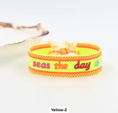 Embroidered Tassel Bracelets RTS