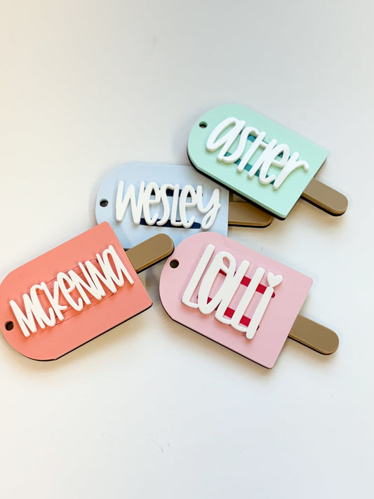 Popsicle Bag Tag