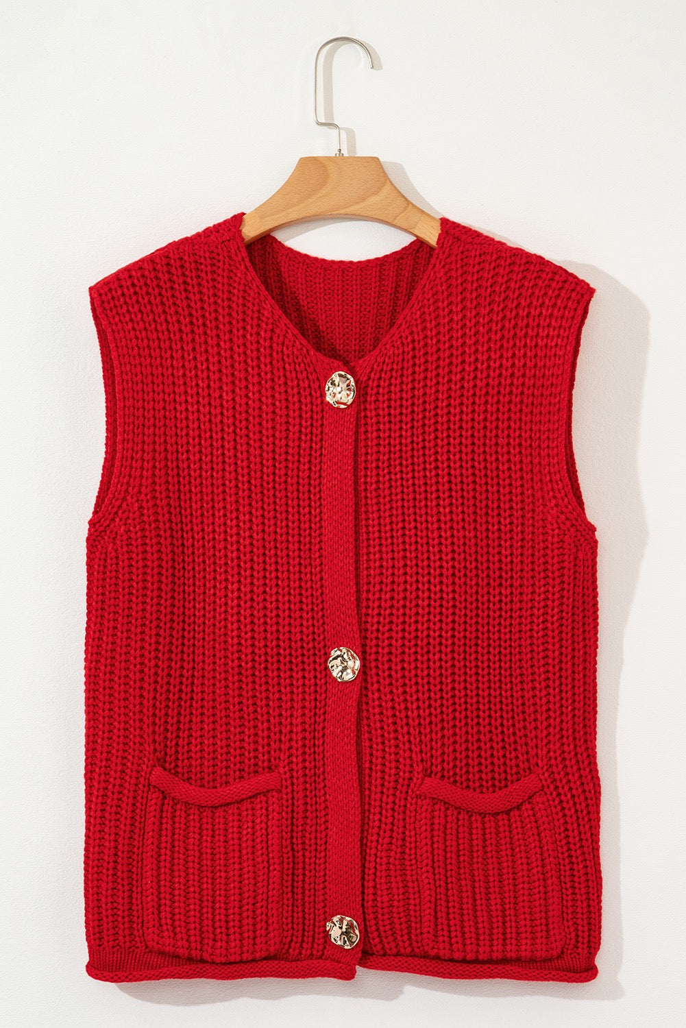 Chunky Knit Sweater Vest LT