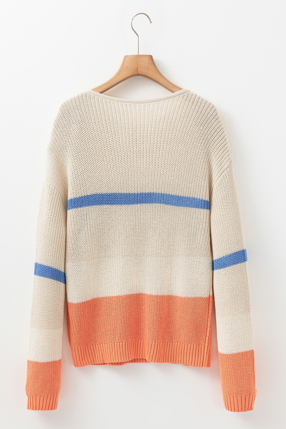 Beige Striped Sweater LT