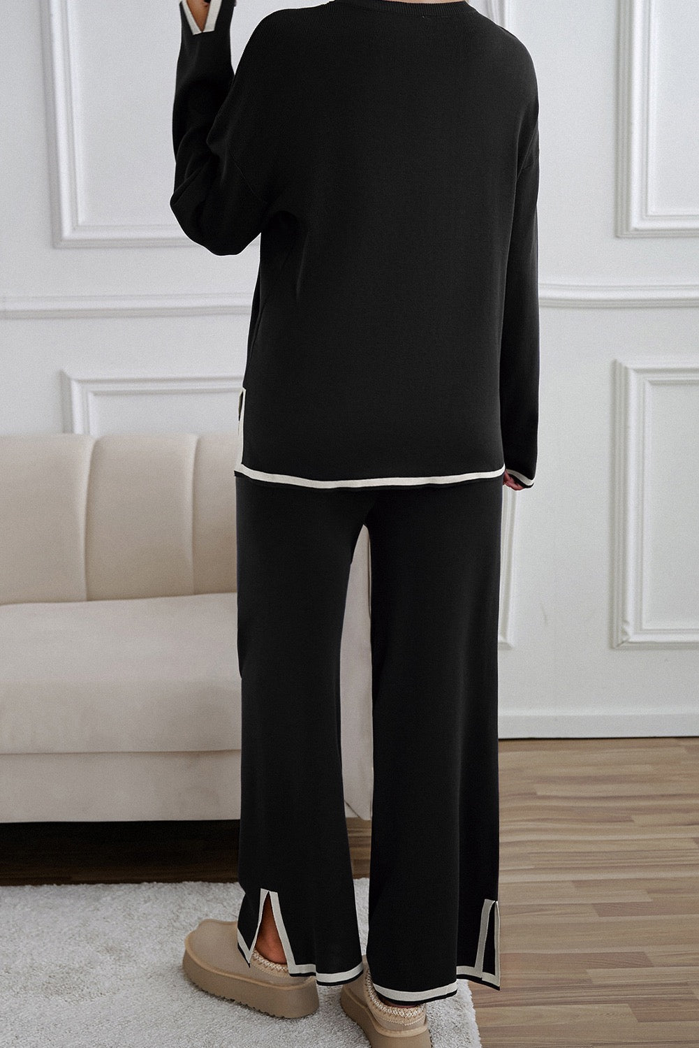 Contrast Pants Set RTS