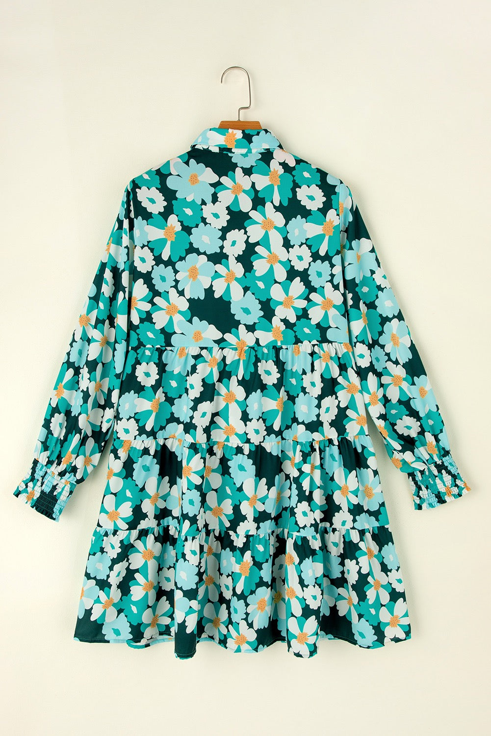 Teal Floral Dress LT