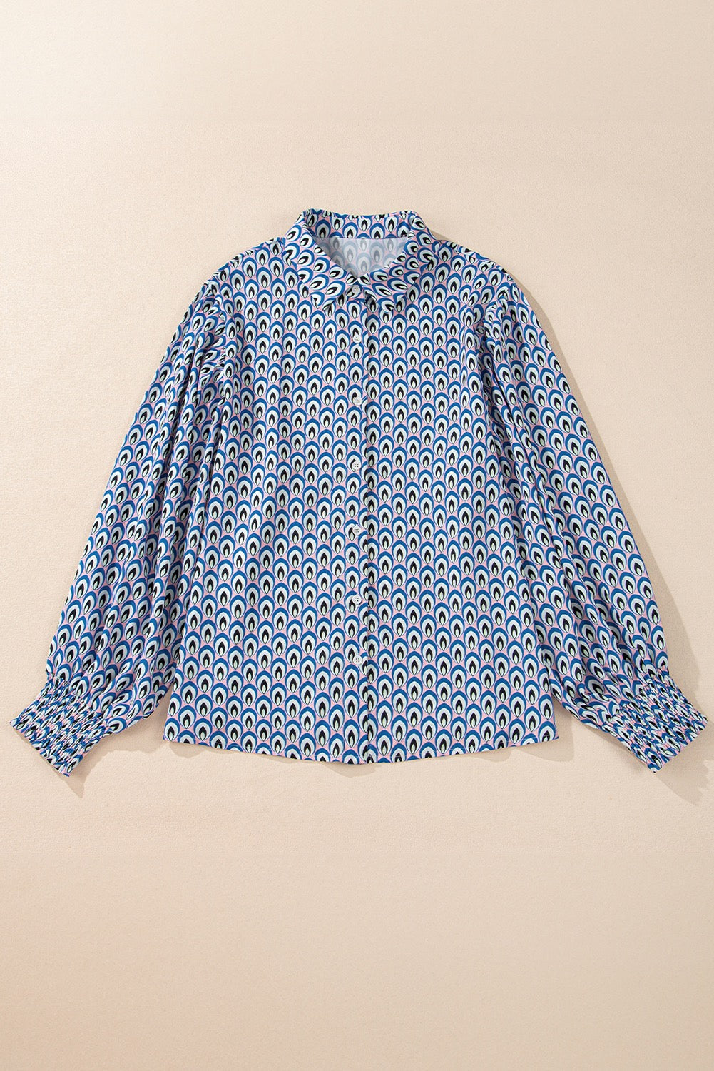 Blue Peacock Blouse LT