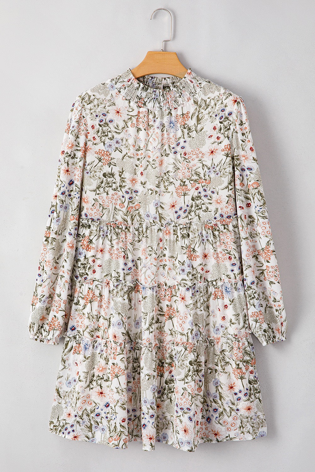 White Floral Dress LT