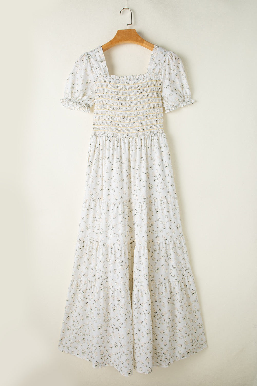 White Floral Maxi Dress LT