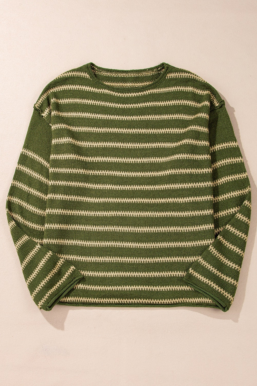 Green Striped Sweater LT