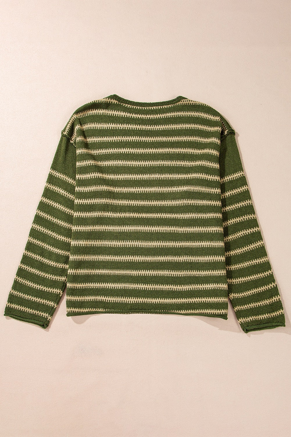 Green Striped Sweater LT