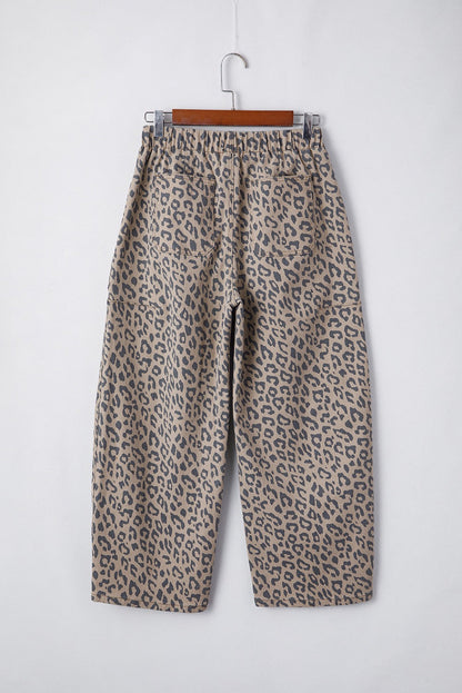 Leopard Print Jeans RTS