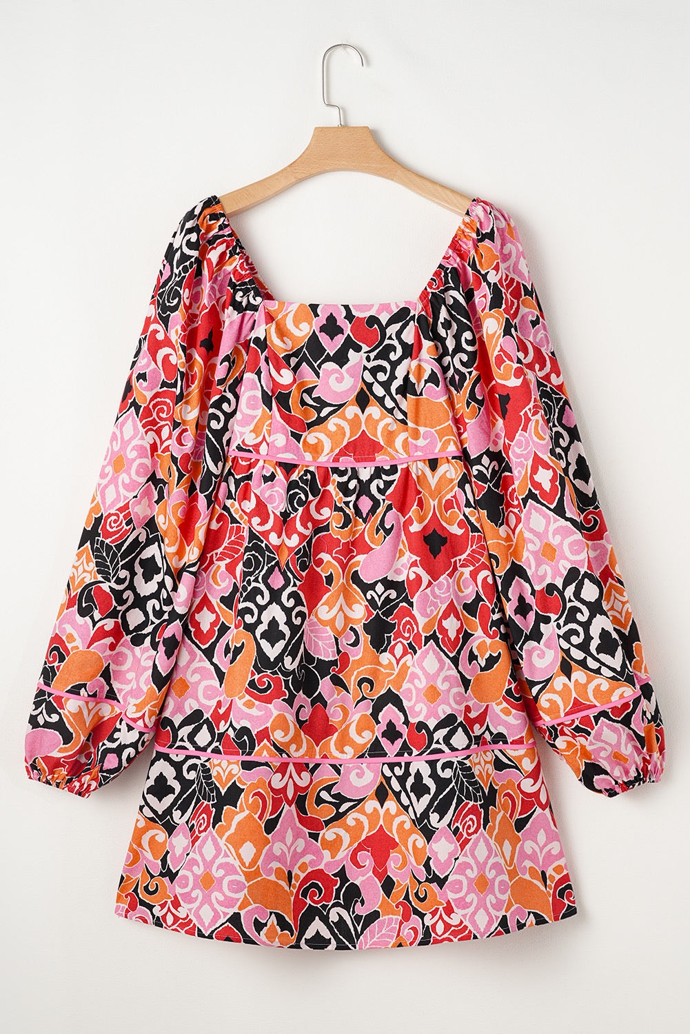 Boho Square Neck Dress LT