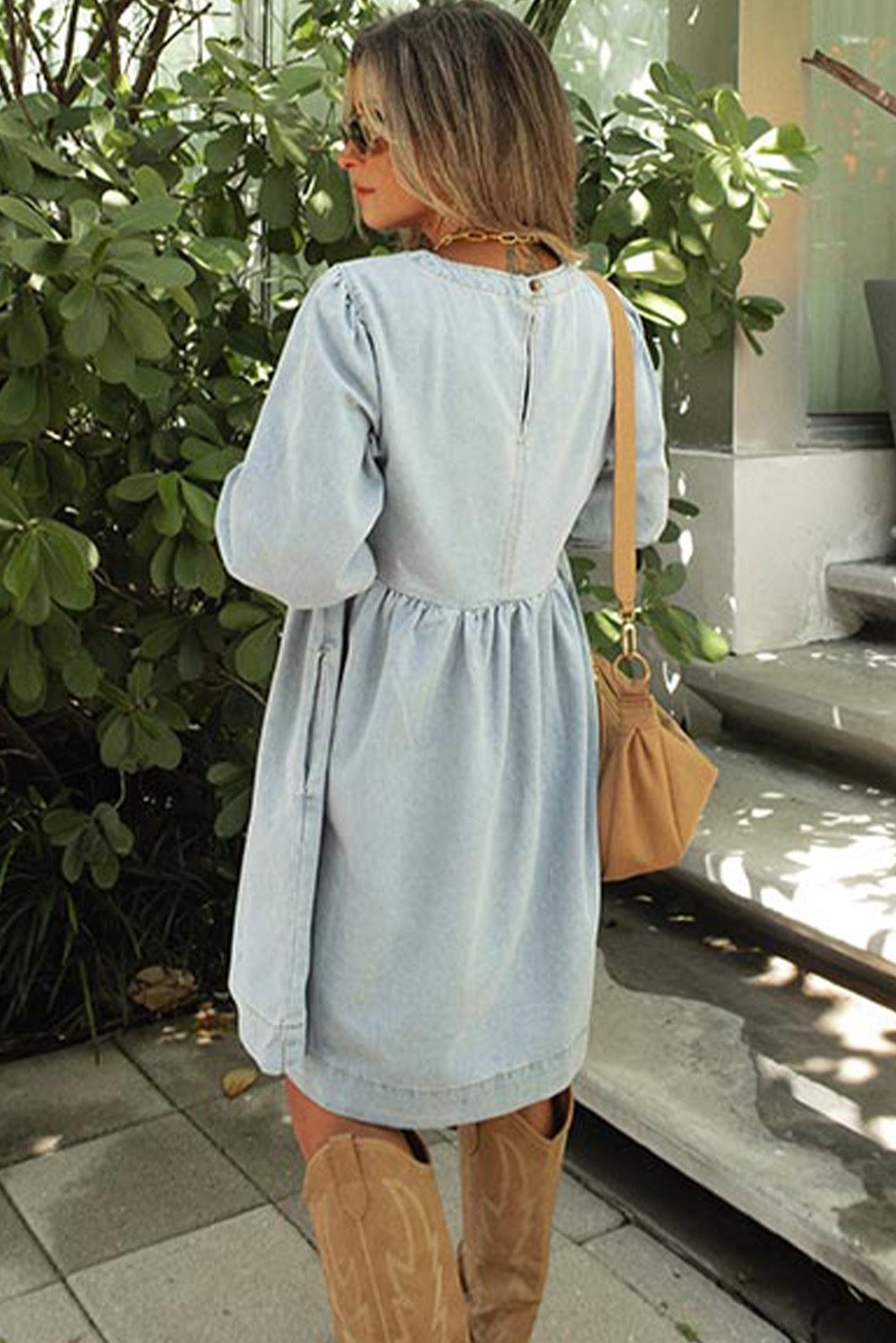 Denim Babydoll Dress LT