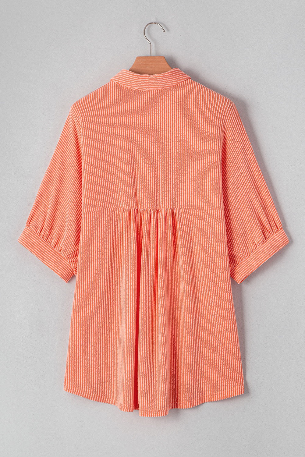 Orange Corded Blouse LT