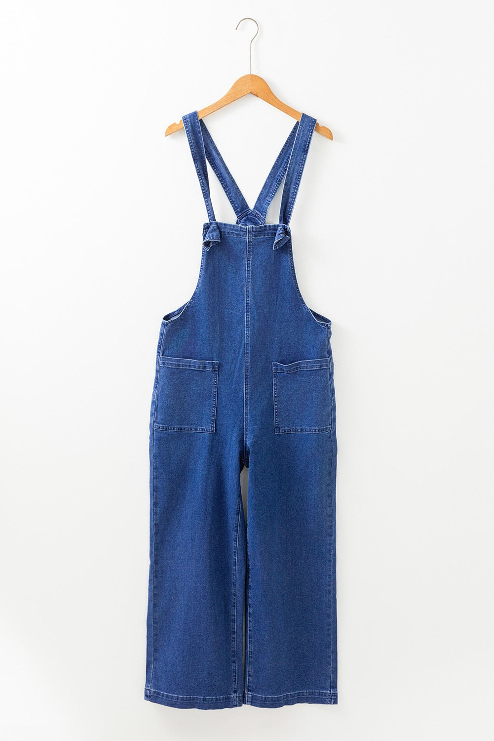 Denim Knot Strap Overalls January.