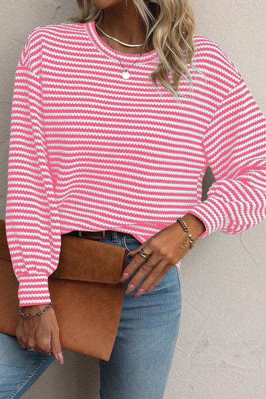 Striped Pink Top LT