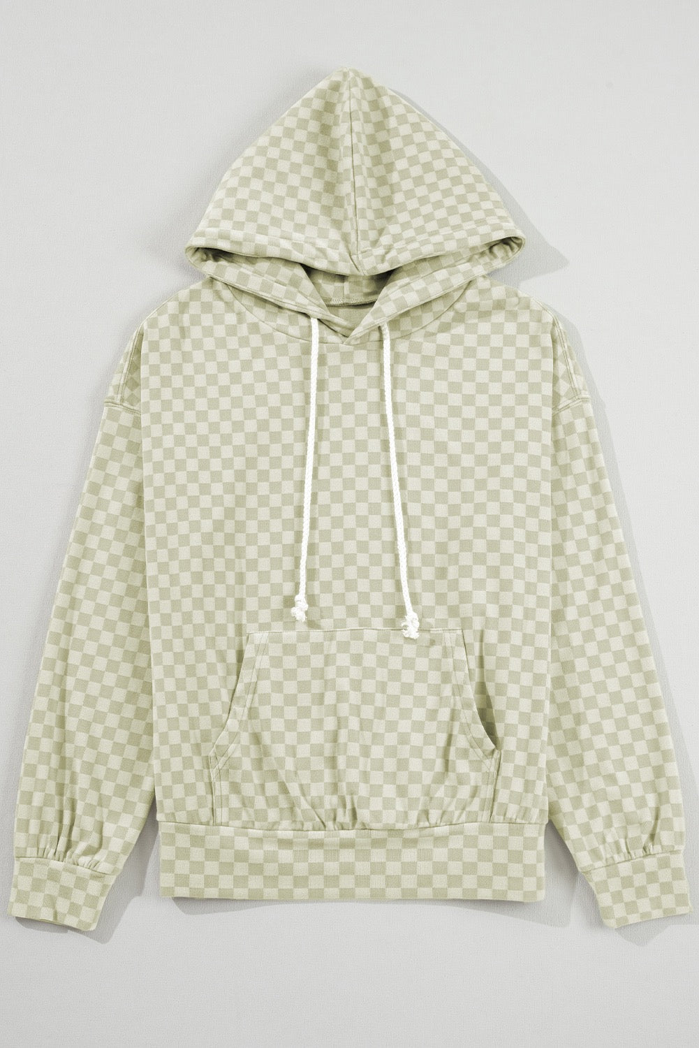 Green Checkered Hoodie LT