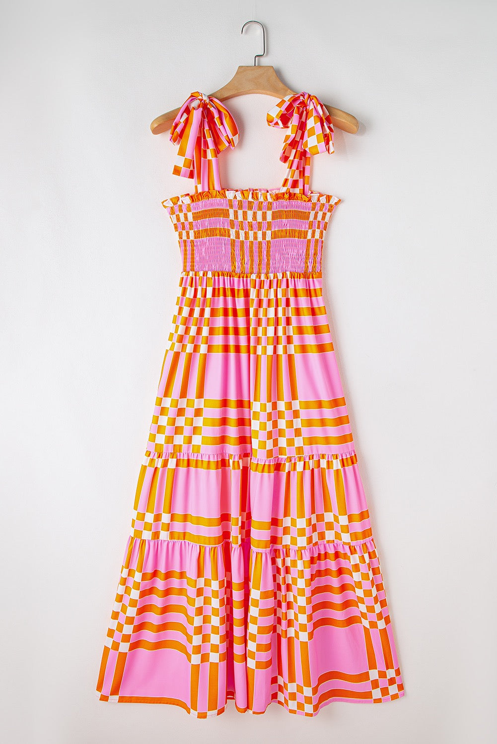 Pink Gingham Maxi LT