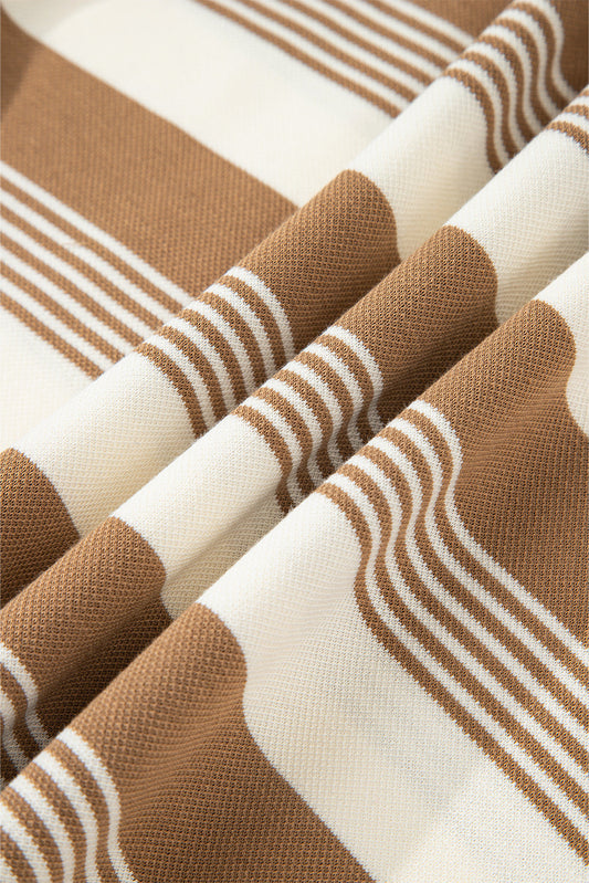 Khaki Stripe Vintage Pullover LT