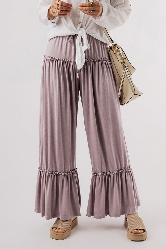 Frilled Drawstring Pants November.