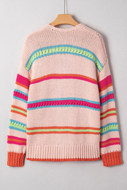 Multicolor Knit Oversize Cardigan RTS