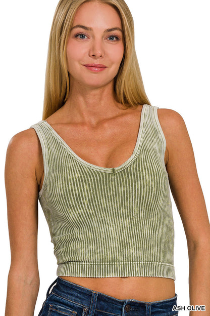 V-Neck Padded Tank Zenana New RTS