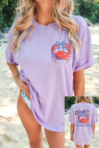 Orchid Petal Crabby Shirt RTS