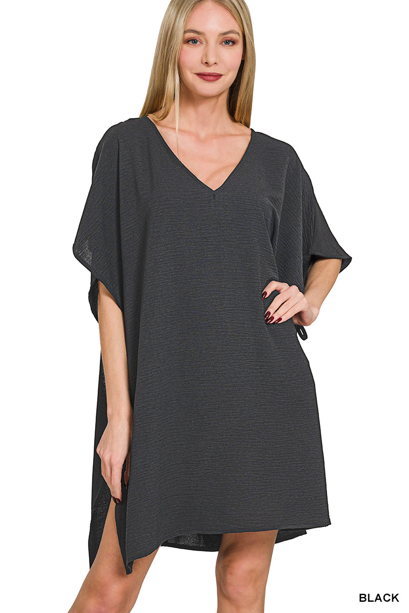 Woven Swim Cover Up Zenana New RTS