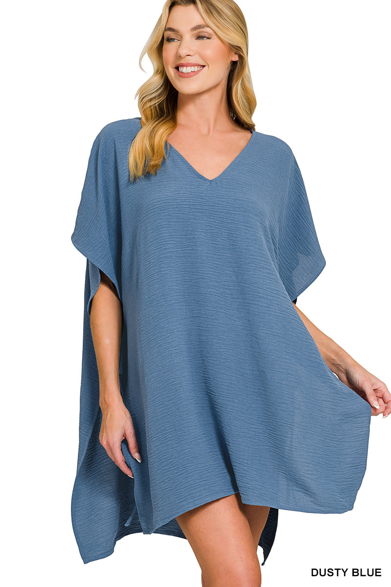 Woven Swim Cover Up Zenana New RTS