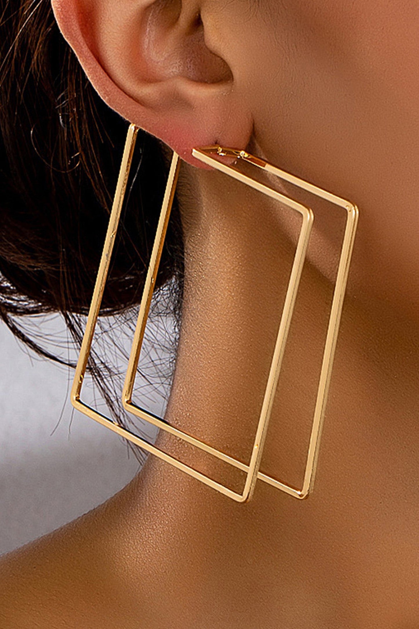 Square Hoop Earrings FB