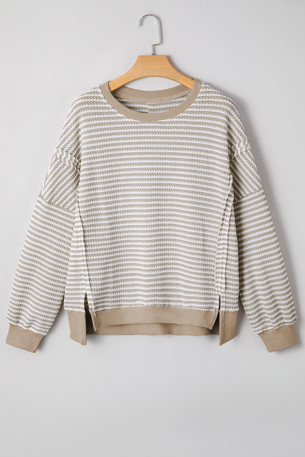 Stripe Ribbed Oversize Top September.