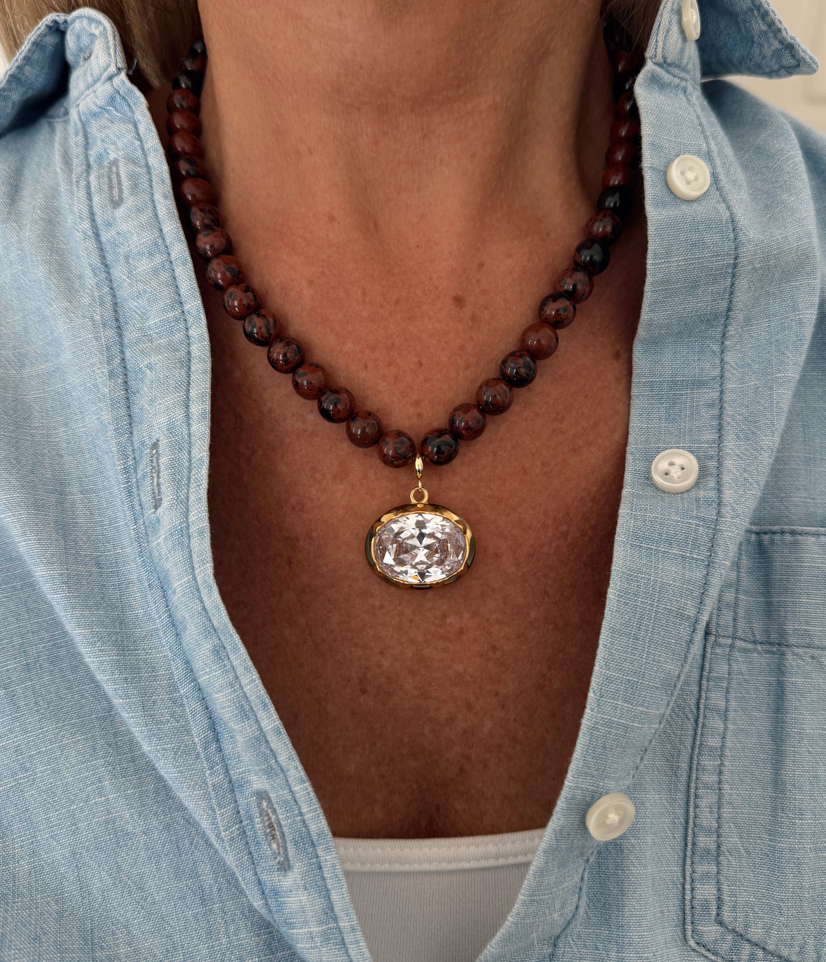 THE BROWN PARKER NECKLACE