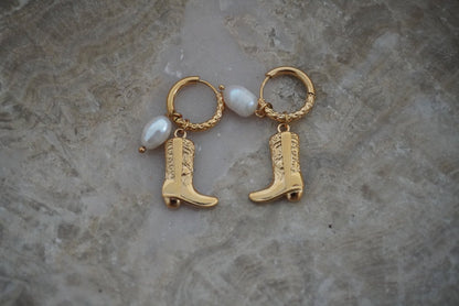 COWGIRL BOOT EARRINGS