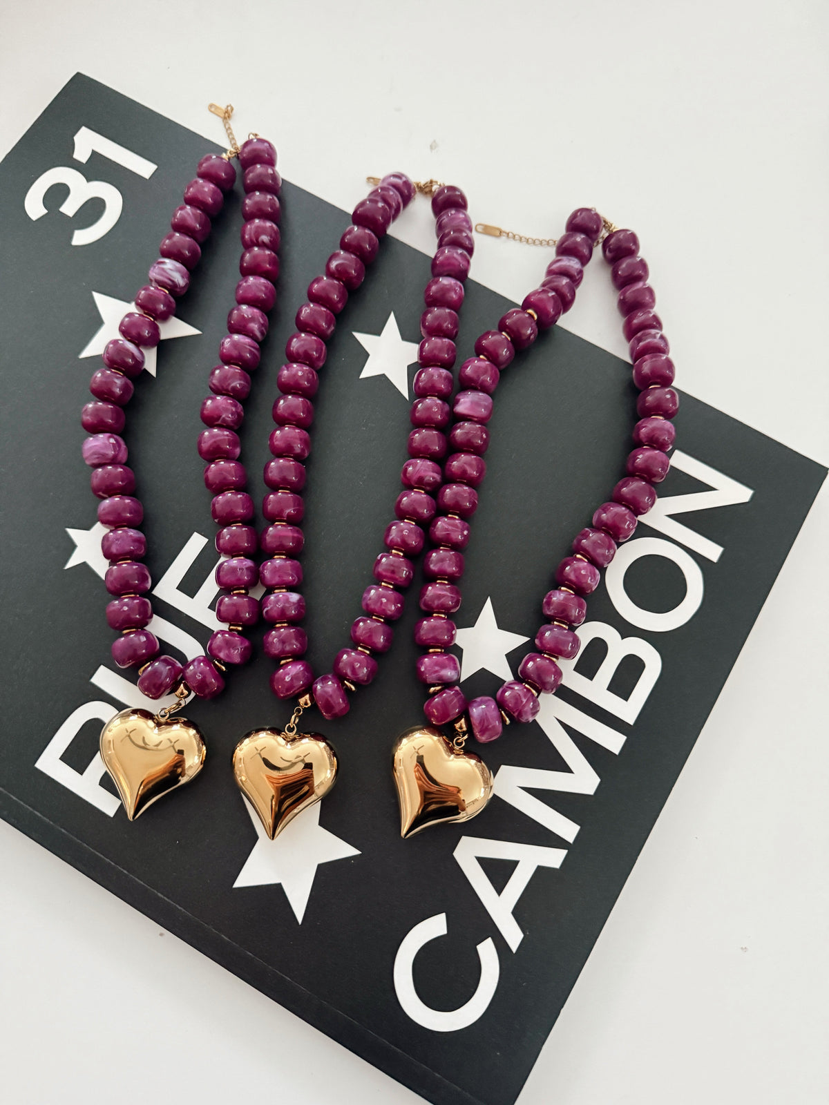 PURPLE HEART NECKLACE