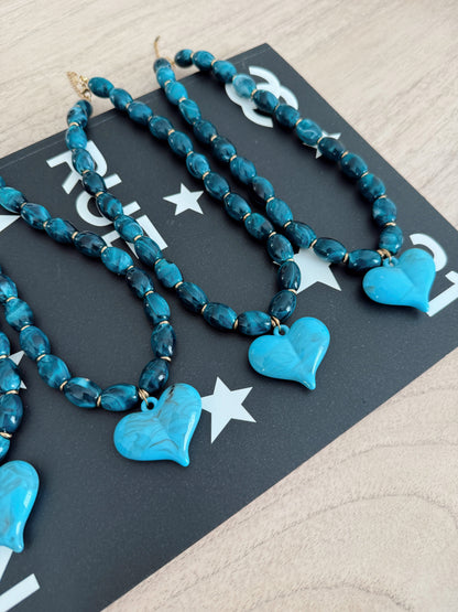 BLUE HANNAH NECKLACE