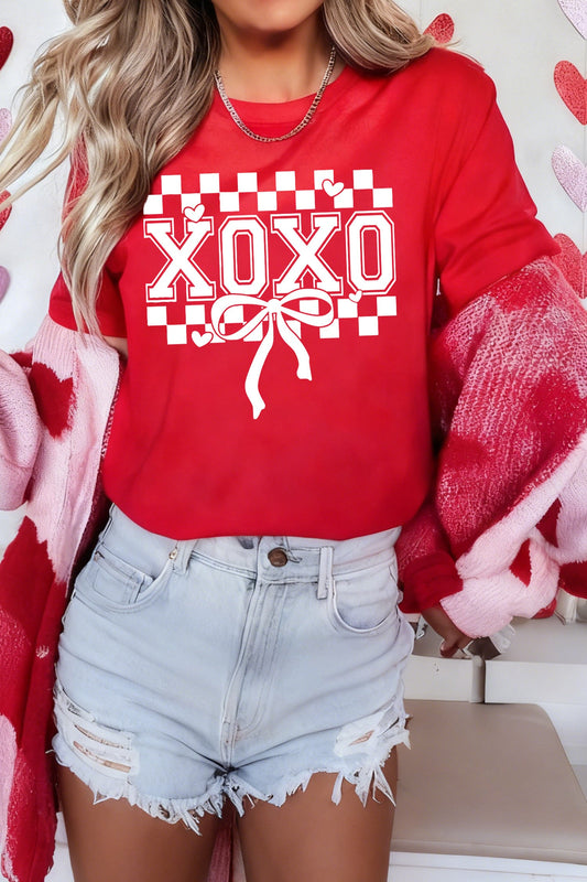 XOXO Bow Print Shirt FB