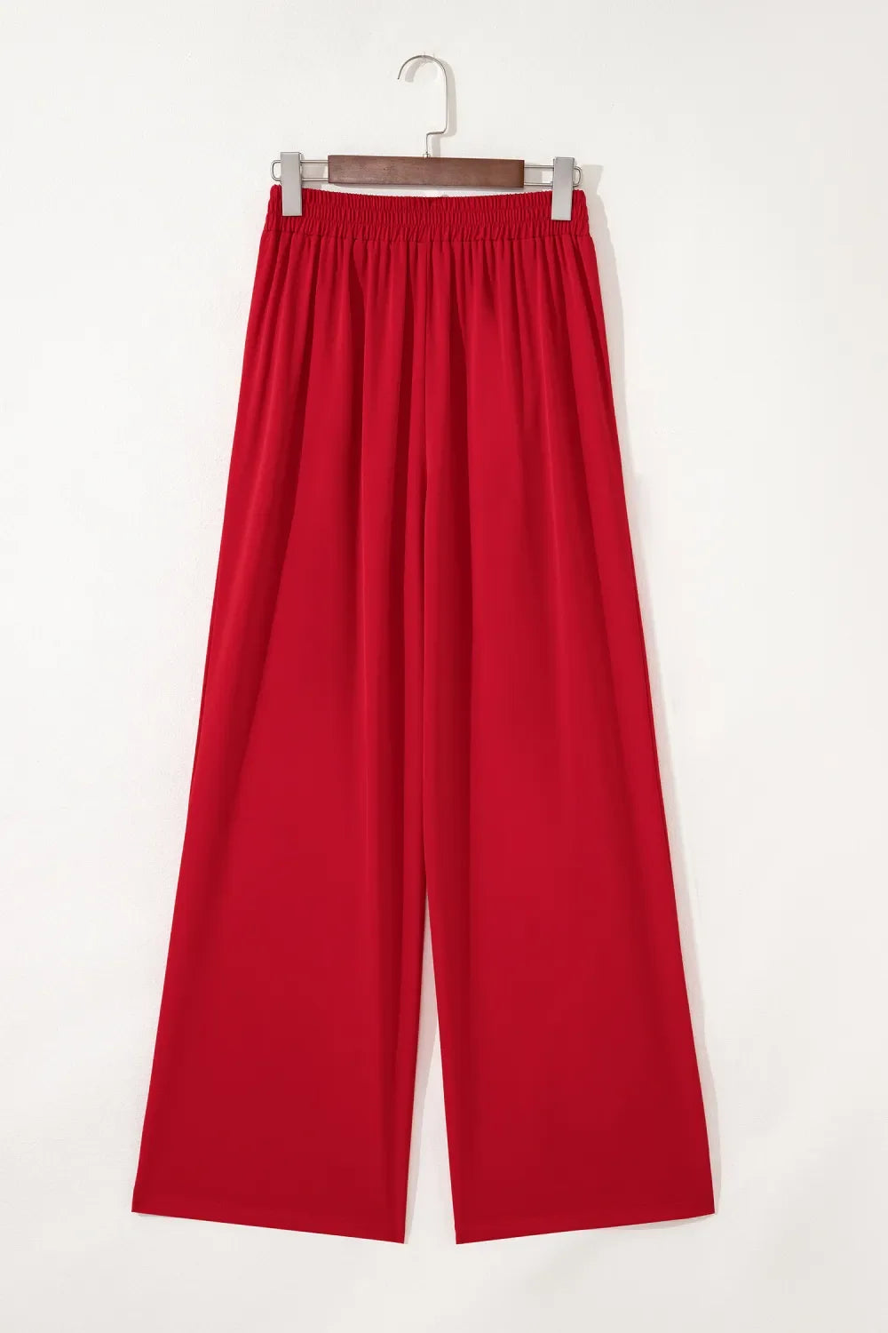 Pleated Pull On High Elastic Pants