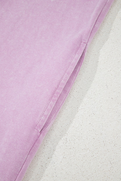 Beau Blue Mineral Wash Pocket Tank Mini Dress