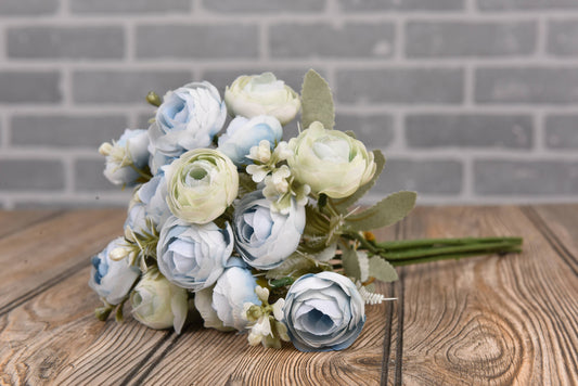 Blue Ranuculus  Pick 13in