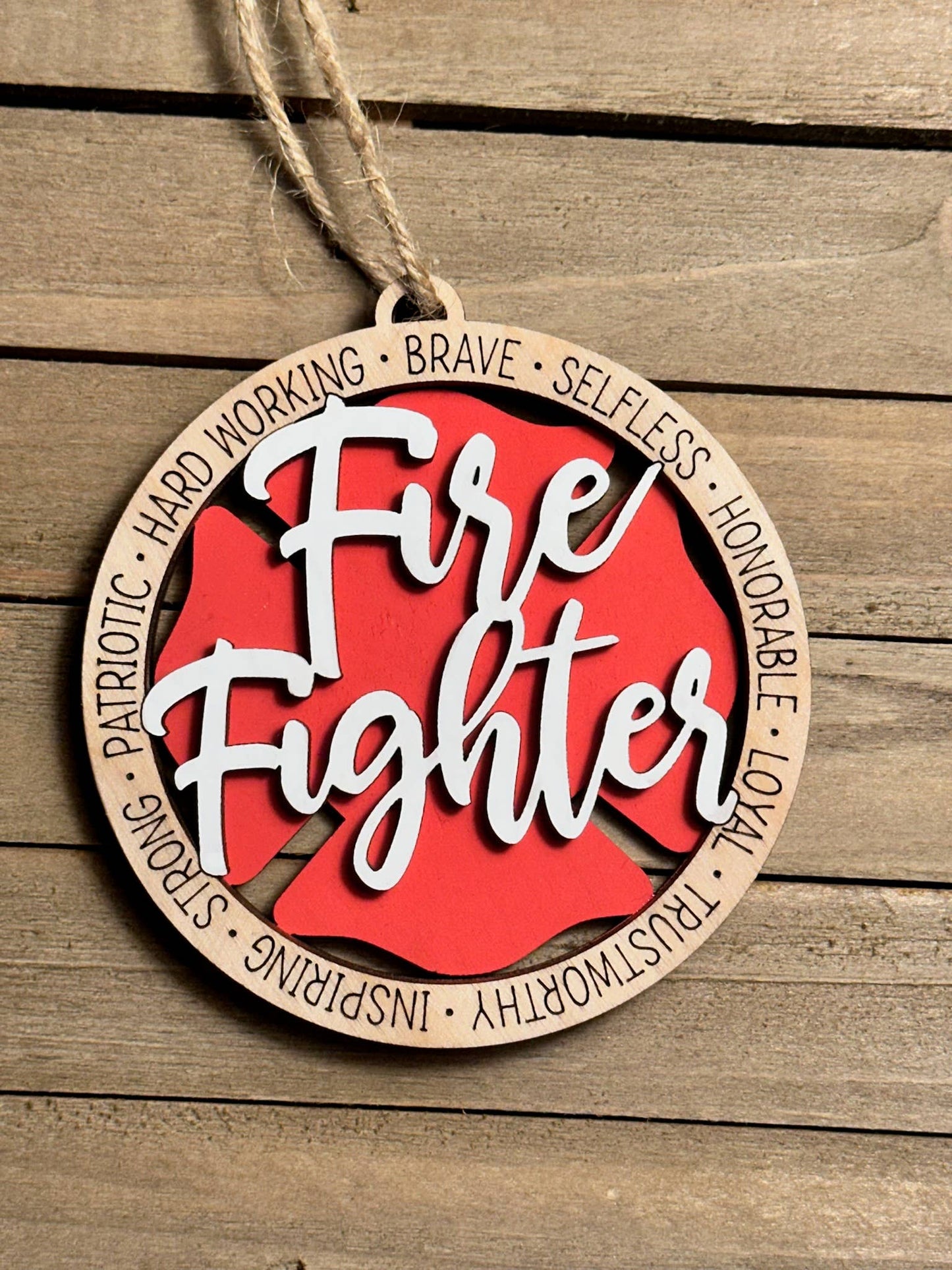 Fire Fighter Ornament