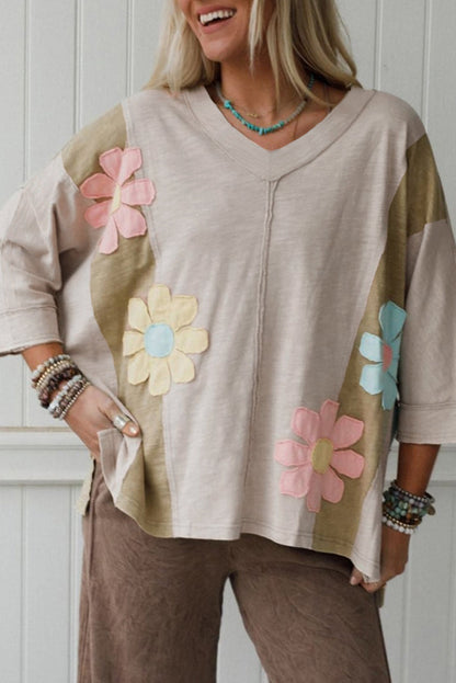 Flower Patch Oversized Top *Multiple Colors* FB