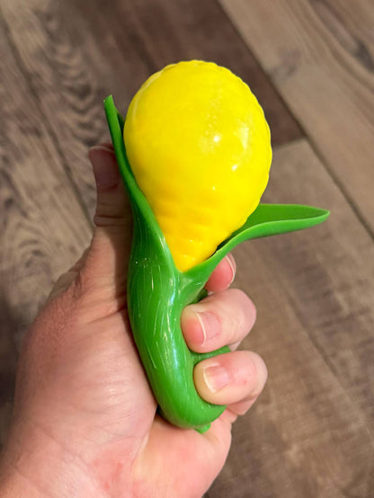 VIRAL- Squishy Squish Corn with Leaves