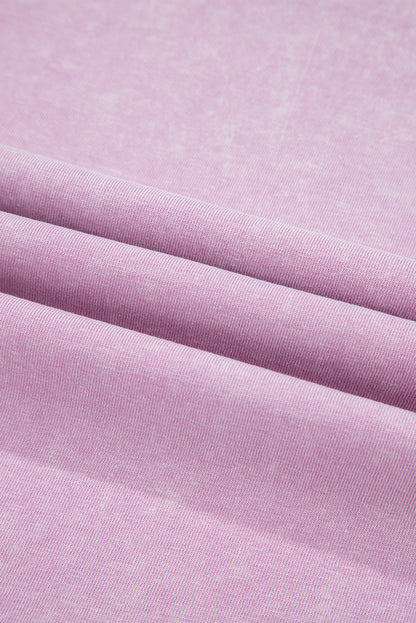 Beau Blue Mineral Wash Pocket Tank Mini Dress