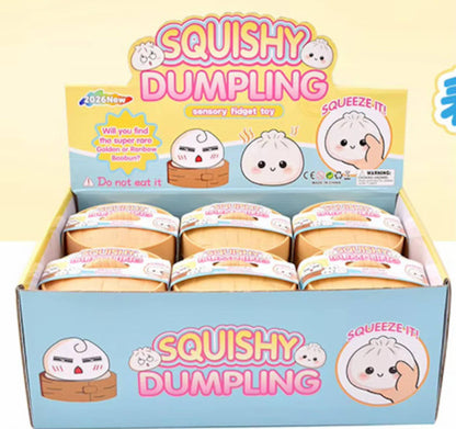 Mystery Squishy Neon Dumpling Stress Relief Toy